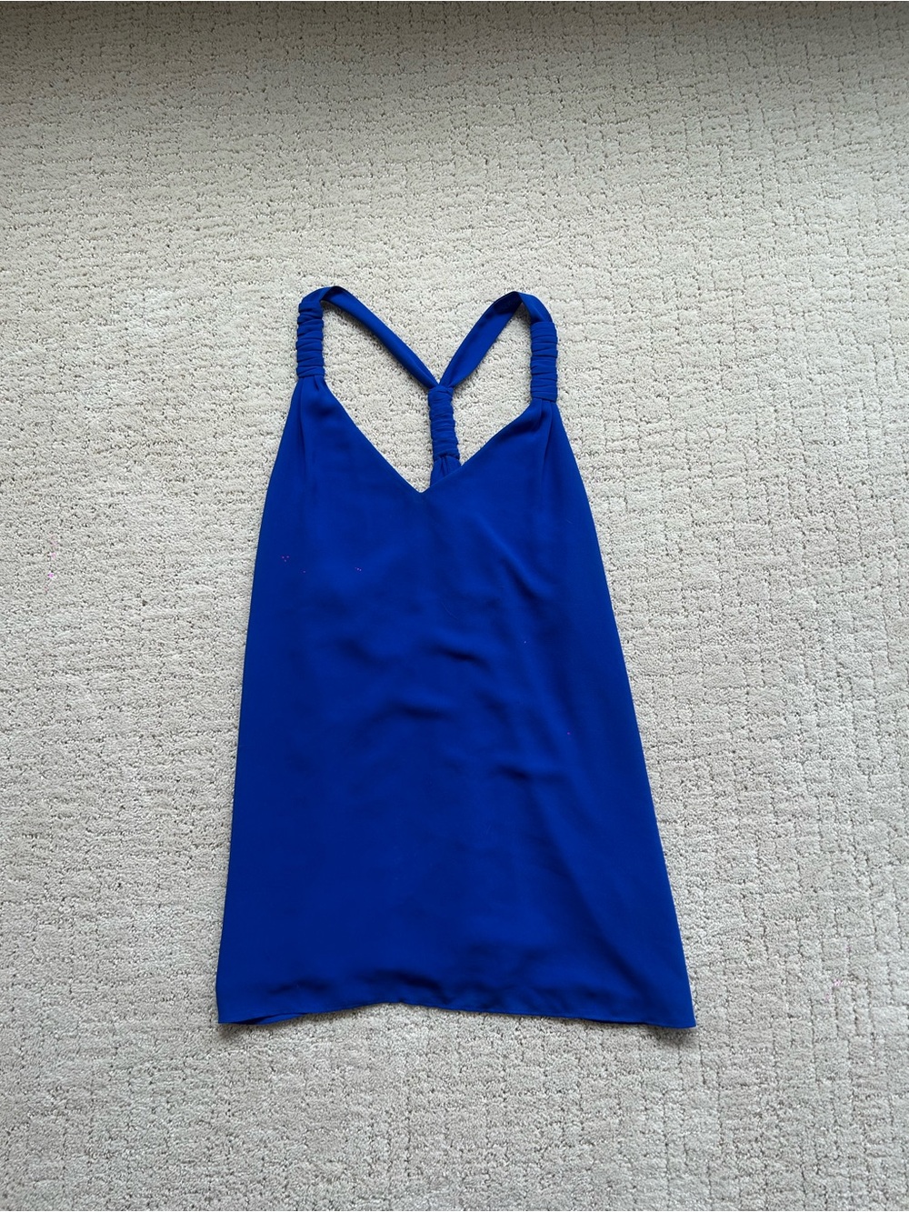 Royal Blue V-Neck Tank